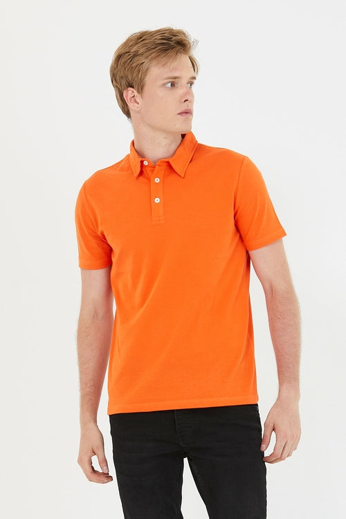 Men's 3 Button Polo T-shirt With 100% Cotton