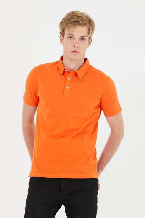 Men's 3 Button Polo T-shirt With 100% Cotton