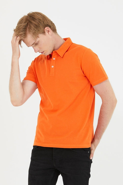 Men's 3 Button Polo T-shirt With 100% Cotton