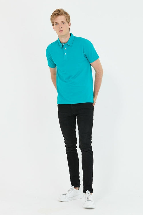 Men's 3 Button Polo T-shirt With 100% Cotton