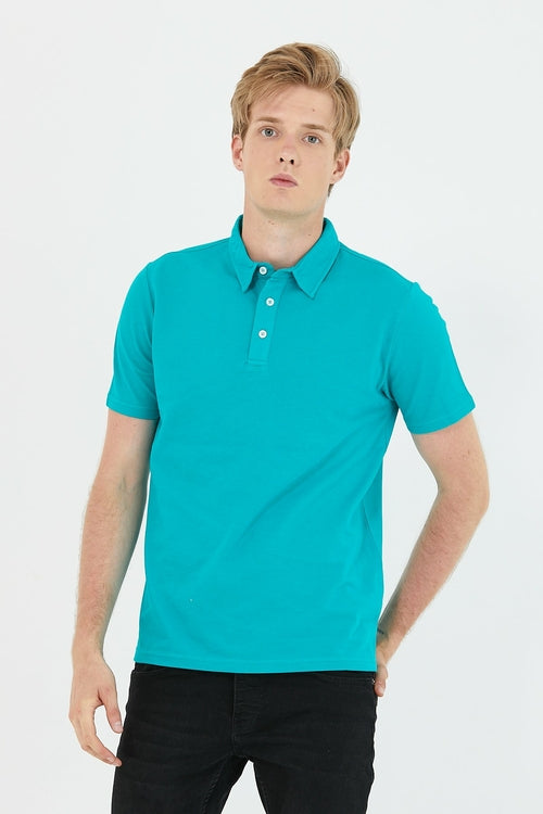 Men's 3 Button Polo T-shirt With 100% Cotton