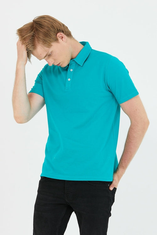 Men's 3 Button Polo T-shirt With 100% Cotton