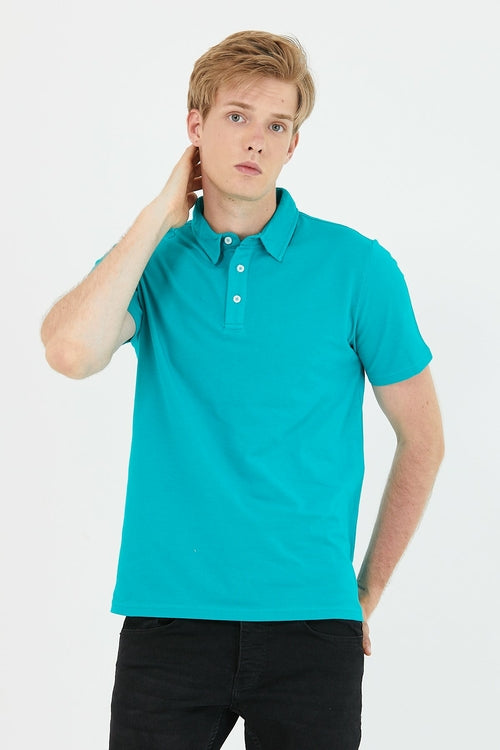 Men's 3 Button Polo T-shirt With 100% Cotton