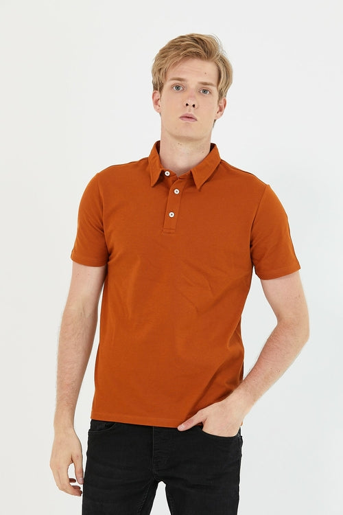 Men's 3 Button Polo T-shirt With 100% Cotton