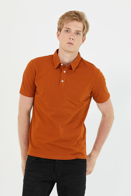 Men's 3 Button Polo T-shirt With 100% Cotton