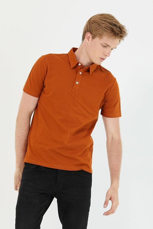 Men's 3 Button Polo T-shirt With 100% Cotton