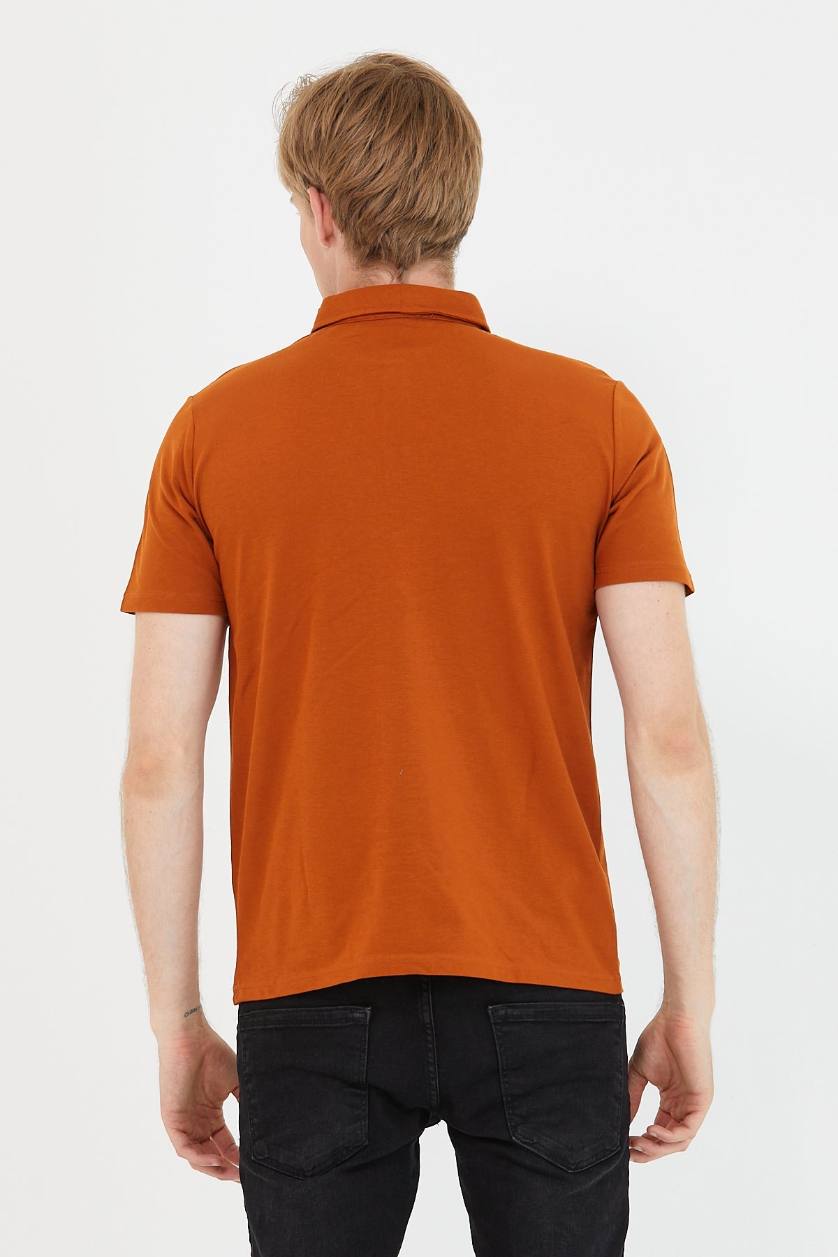 Men's 3 Button Polo T-shirt With 100% Cotton