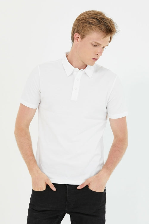 Men's 3 Button Polo T-shirt With 100% Cotton