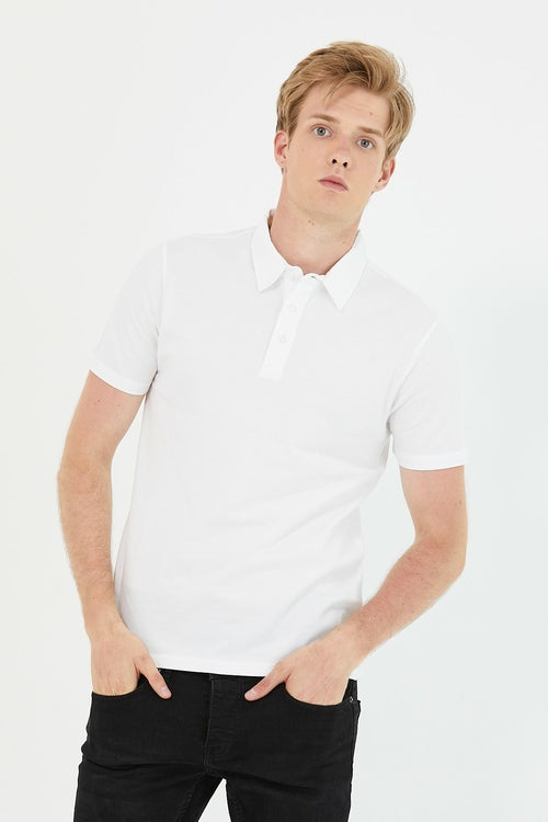 Men's 3 Button Polo T-shirt With 100% Cotton