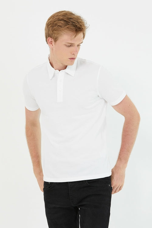 Men's 3 Button Polo T-shirt With 100% Cotton