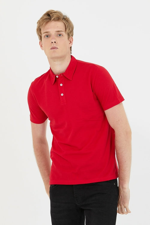 Men's 3 Button Polo T-shirt With 100% Cotton