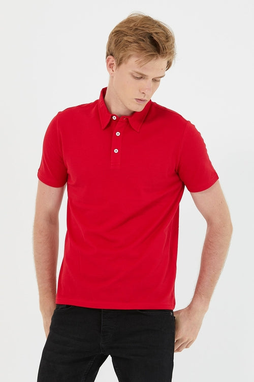 Men's 3 Button Polo T-shirt With 100% Cotton