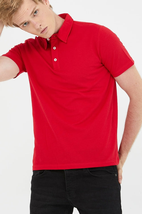 Men's 3 Button Polo T-shirt With 100% Cotton