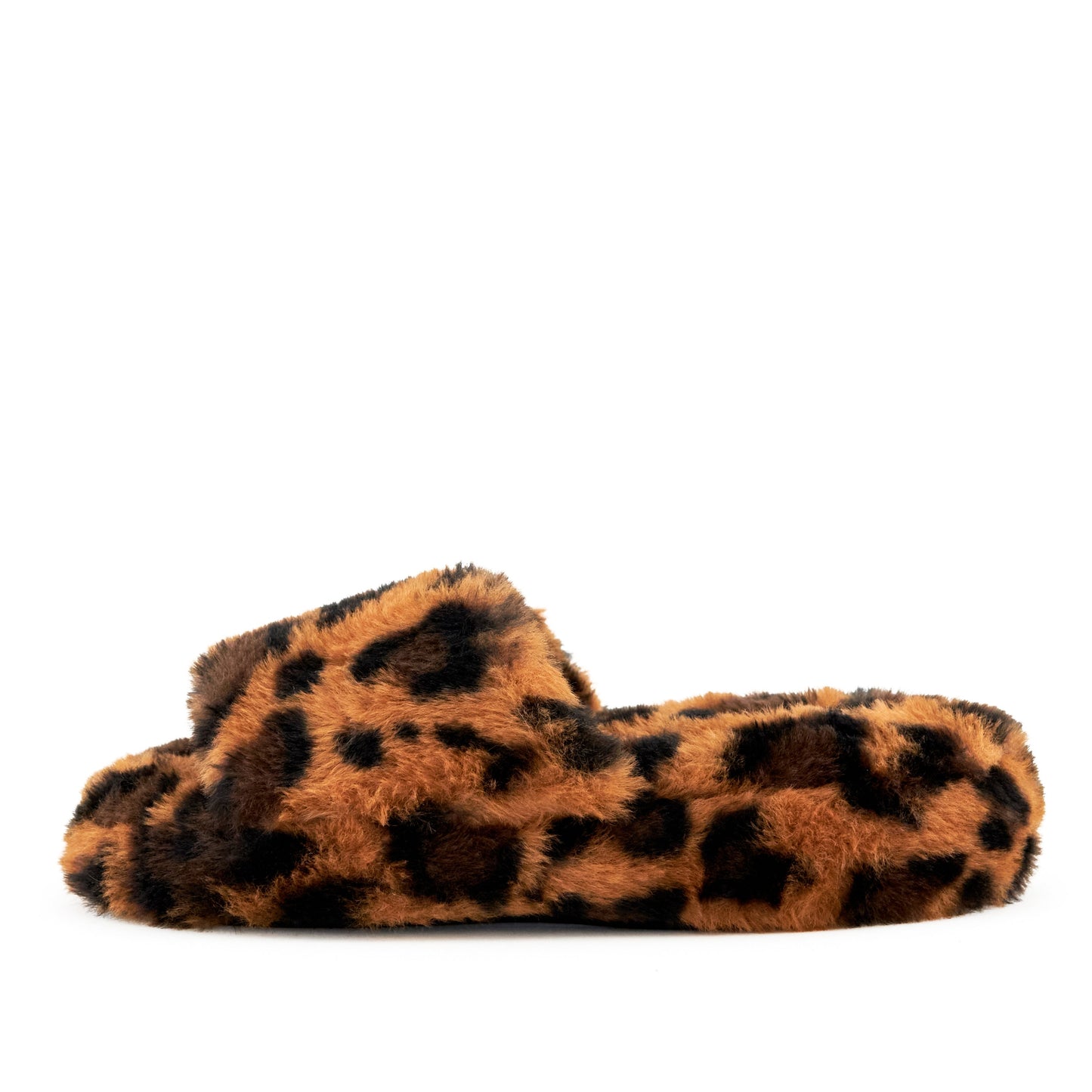 Women's Geneva Faux Fur Slipper Leopard